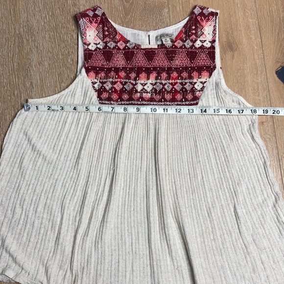 Lucky Brand BoHo embroidered tank - Picture 4 of 6